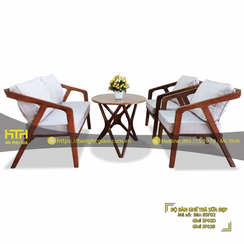 BỘ BÀN GHẾ SOFA TRÀ SỮA SF02 GIÁ RẺ - MÃ SỐ: SF02