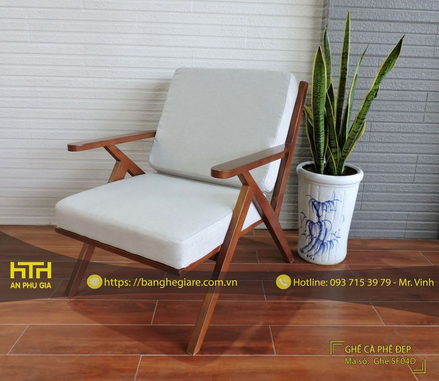 Ghế sofa đơn cafe SF04D hiện đại