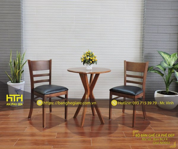 Bộ bàn ghế cafe CF NH002 đẹp, giá rẻ