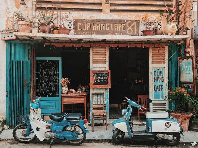 cách trang trí quán cafe sân vườn