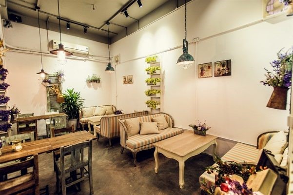 vẽ trang trí tường quán cafe