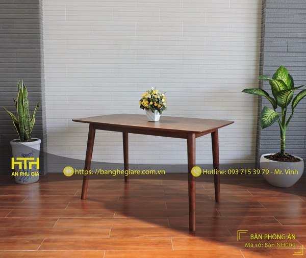 Mẫu bàn NH003 luôn đem đến sự sang trọng và khác biệt cho không gian quán nhậu