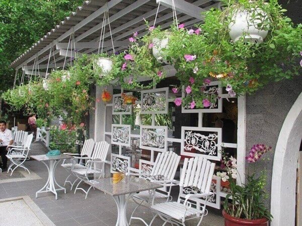 hình ảnh quán cafe sân vườn đẹp
