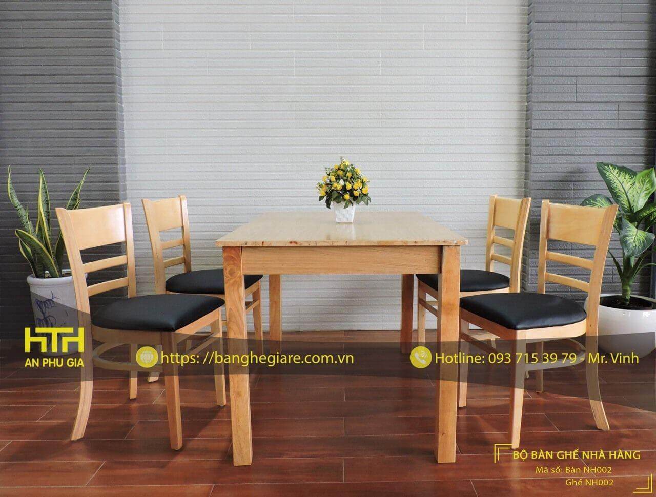 bộ bàn ghế gỗ cà phê đẹp