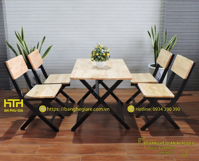 bàn ghế cho quán cafe đẹp giá rẻ