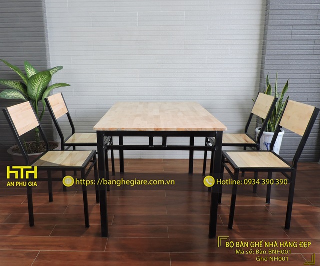 giá tiền bàn ghế gỗ quán cafe mới nhất