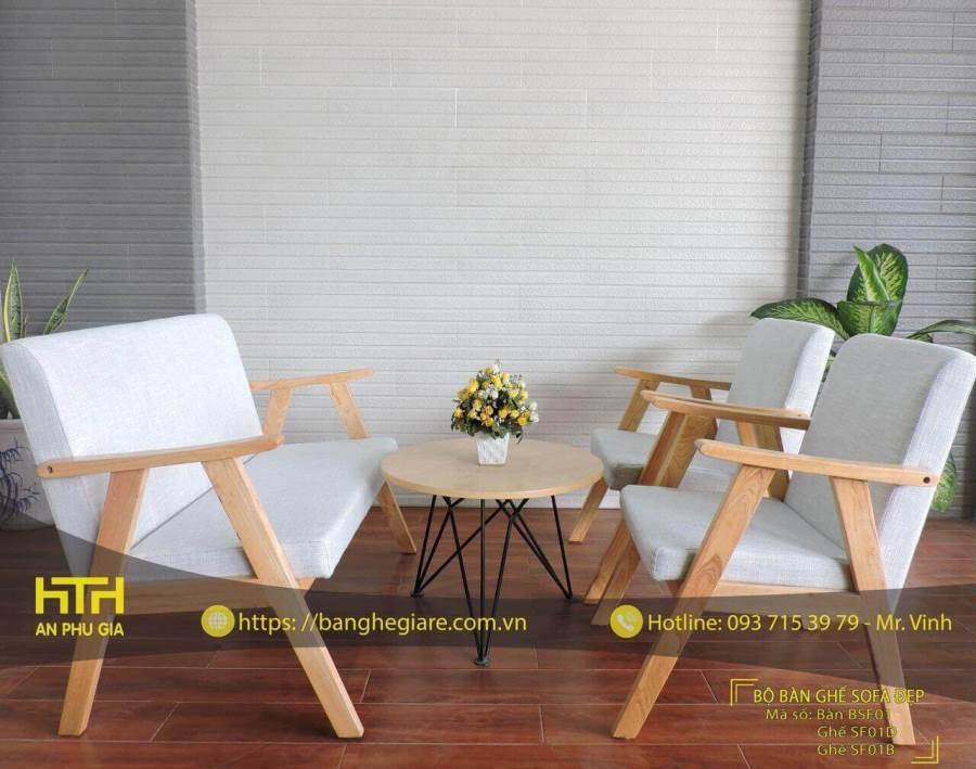 giá bàn ghế sofa quán cafe hcm