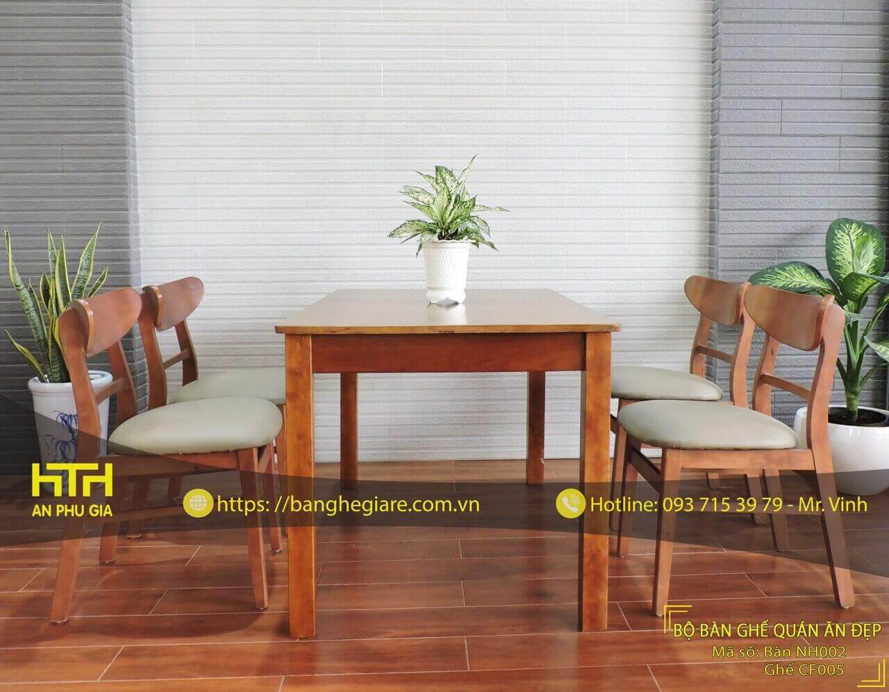 Bộ bàn ghế cafe CF005 giá rẻ