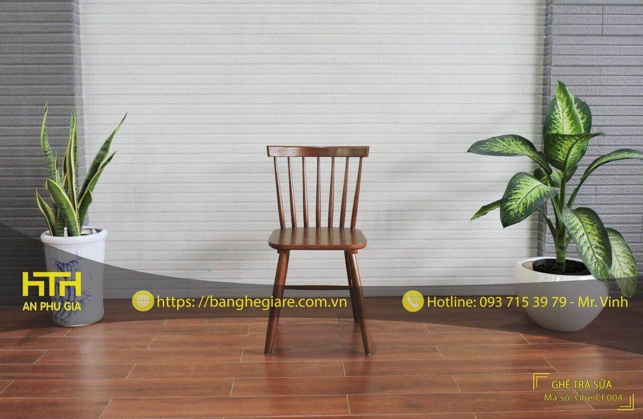 ghế gỗ hiện đại cho quán cà phê