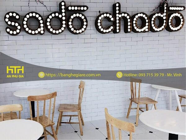 thiết kế nội thất quán trà sữa