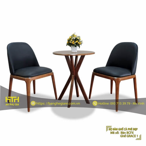 BỘ BÀN GHẾ CAFE GRACE 1 GIÁ RẺ - MÃ SỐ: CF GRACE 1