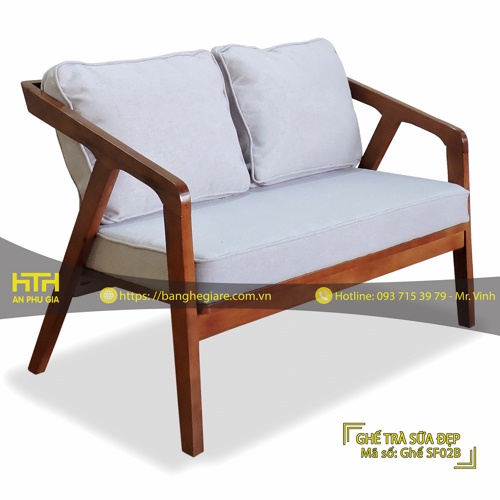 GHẾ SOFA ĐÔI TRÀ SỮA SF02B GIÁ RẺ - MÃ SỐ: SF02B