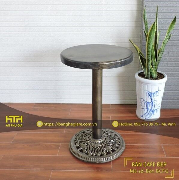 bàn ghế sắt ngoài trời