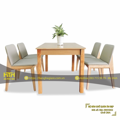 BỘ BÀN GHẾ QUÁN ĂN OBA GIÁ RẺ - MÃ SỐ: QA OBA