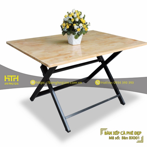 BÀN XẾP CAFE X001 GIÁ RẺ - MÃ SỐ: BX001