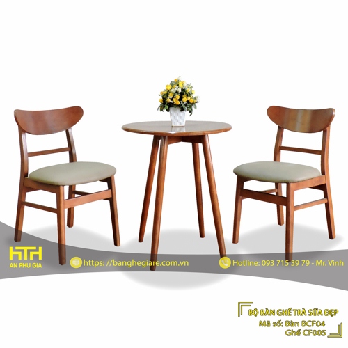 BỘ BÀN GHẾ TRÀ SỮA TS CF005 GIÁ RẺ - MÃ SỐ: TS CF005