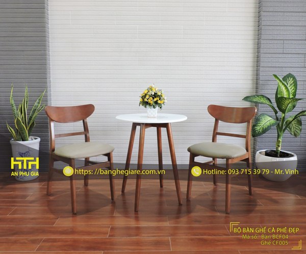 Bộ bàn ghế trà sữa TS CF005 cổ điển