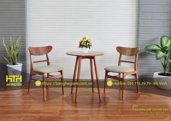 Bộ bàn ghế trà sữa TS CF005 bền đẹp