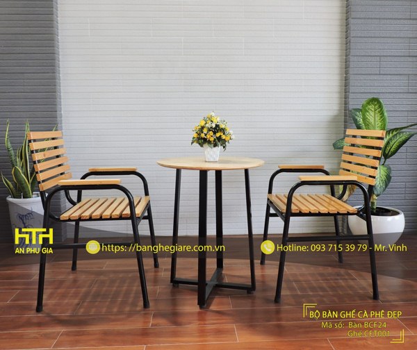 Bộ bàn ghế trà sữa TS CFT001 chất lượng cao