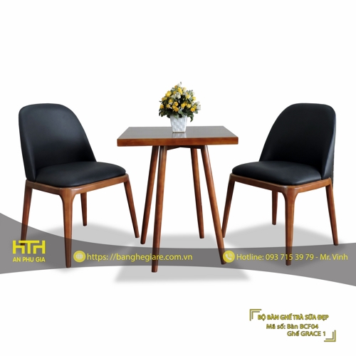 BỘ BÀN GHẾ TRÀ SỮA TS GRACE 1 GIÁ RẺ - MÃ SỐ: TS GRACE 1