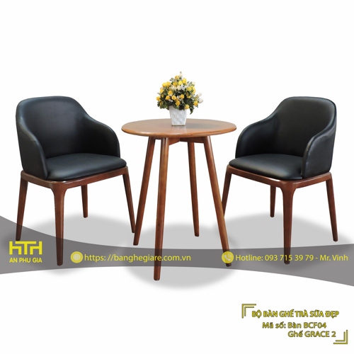 BỘ BÀN GHẾ TRÀ SỮA  TS GRACE 2 GIÁ RẺ - MÃ SỐ: TS GRACE 2