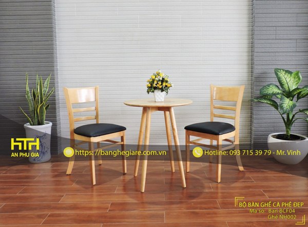 Bộ bàn ghế trà sữa TS NH002 bền chắc