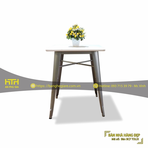 BÀN NHÀ HÀNG BCF TOLIX GIÁ RẺ - MÃ SỐ: BCF TOLIX