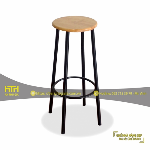 GHẾ NHÀ HÀNG BAR01 GIÁ RẺ - MÃ SỐ: BAR01