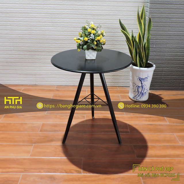 Bàn sắt cafe BCF03S độ bền cao