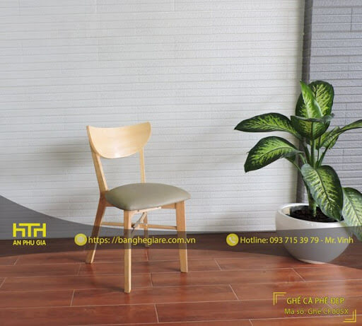 Ghế CF005X có điểm nhấn hình chữ X lạ mắt và lôi cuốn