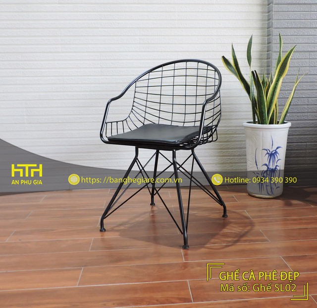 Ghế cafe SL02 thiết kế đẹp