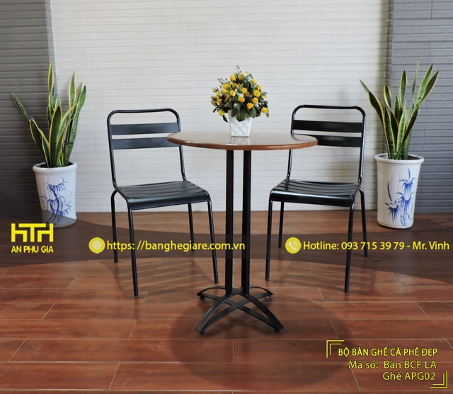 Ghế sắt cafe APG02 giá thành rẻ