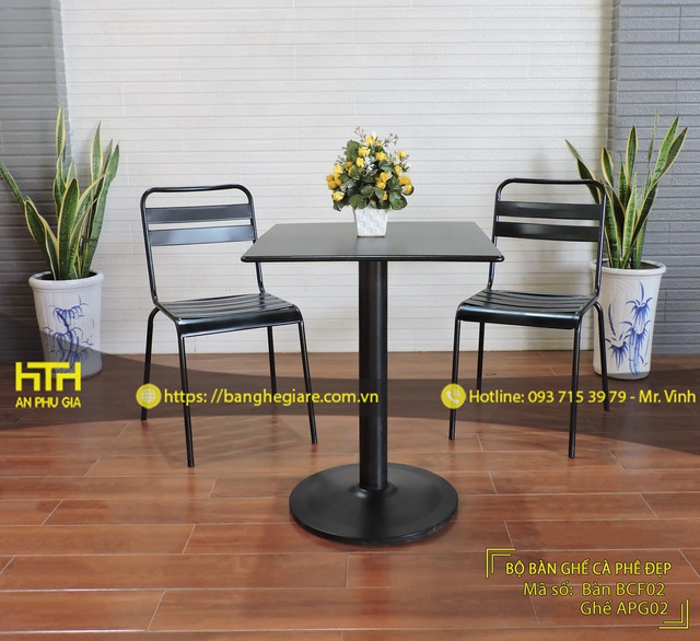Ghế sắt cafe APG02 thu hút