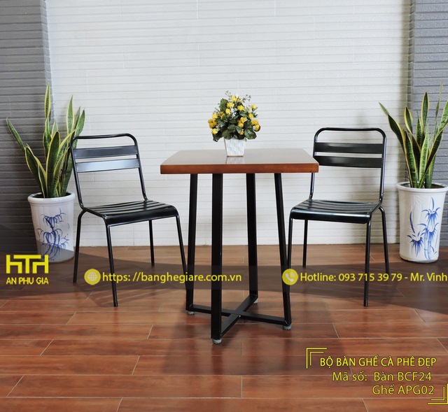 Ghế sắt cafe APG02 mới lạ