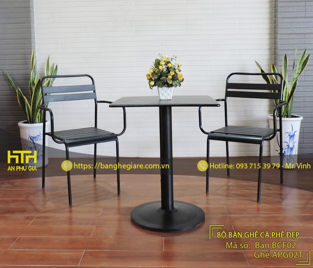 Ghế cafe APG02T phù hợp nhiều không gian quán