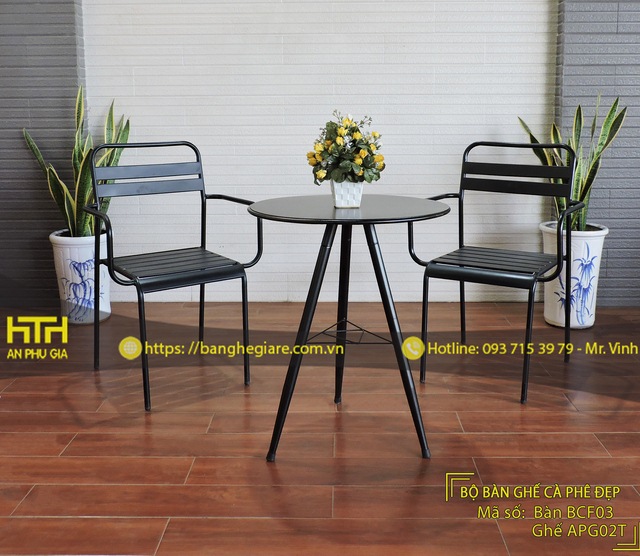 Ghế cafe APG02T phù hợp nhiều không gian