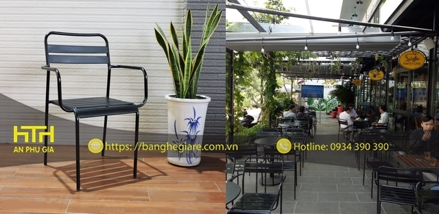Ghế sắt cafe APG02T ấn tượng