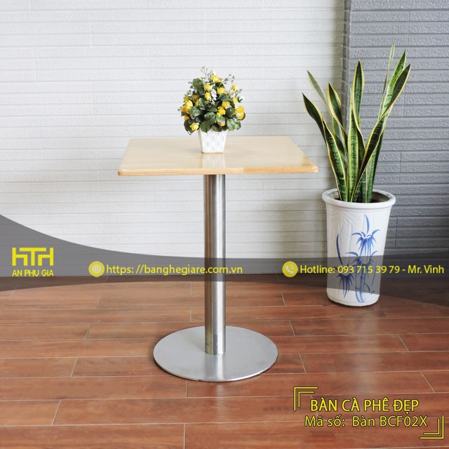 bàn cafe BCF02X hiện đại