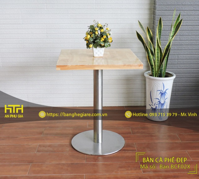 Bàn cafe BCF02X thời thượng