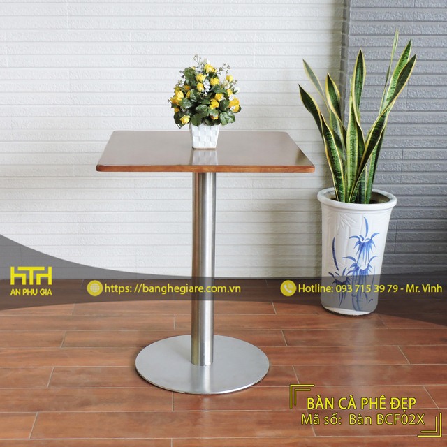 Bàn cafe BCF02X thu hút, ấn tượng