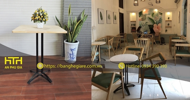 Bàn sắt cafe BCF LA giá tại xưởng
