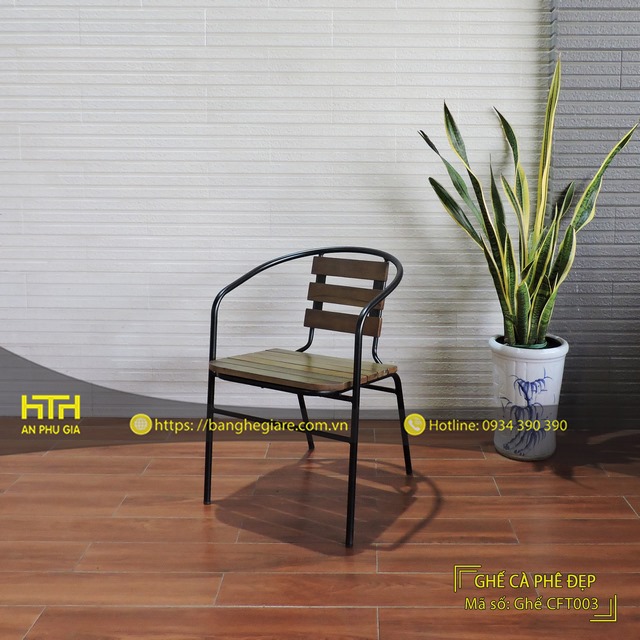 Ghế cafe CFT003 nhỏ gọn