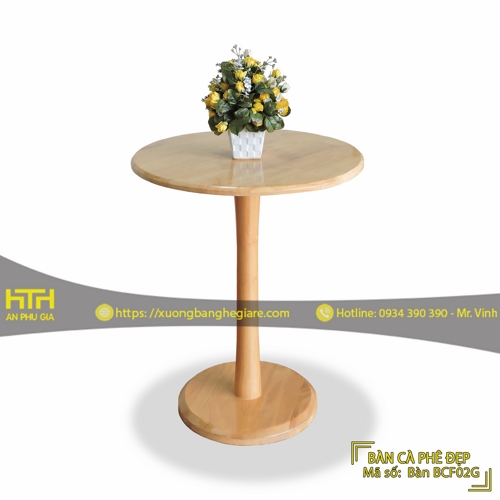BÀN GỖ CAFE BCF02G GIÁ RẺ - MÃ SỐ: BCF02G