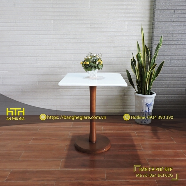 Bàn gỗ cafe BCF02G bền đẹp