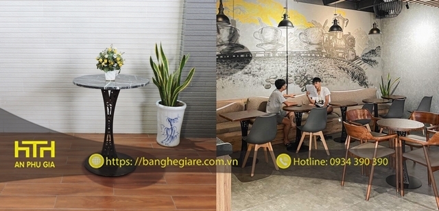Bàn sắt cafe EIFFEL cao cấp