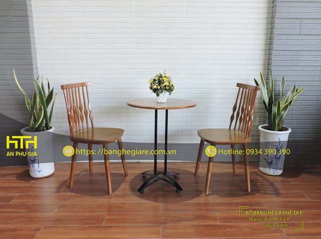 Ghế gỗ cafe CF009 rẻ đẹp