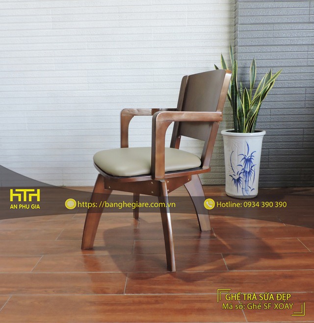 Ghế sofa trà sữa SF XOAY sang trọng