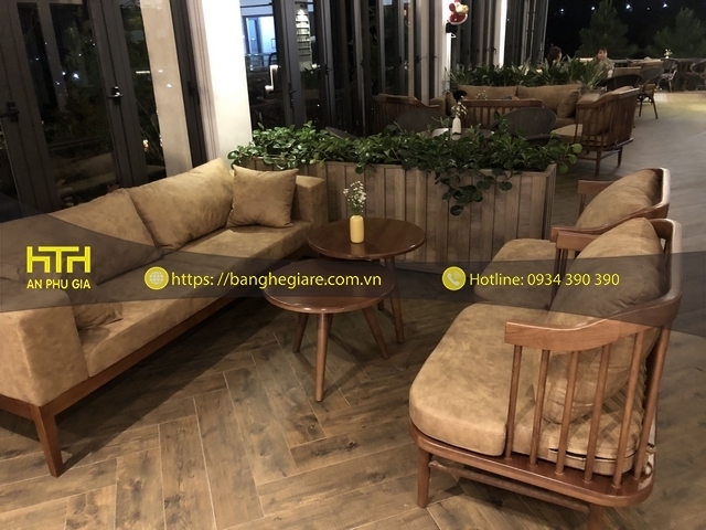 Ghế sofa cafe CUBE tinh tế