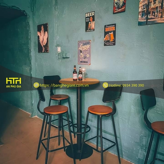 Ghế bar cafe BAR XO4 thanh lịch
