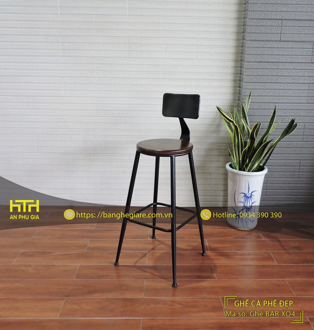 Ghế bar cafe BAR XO4 tinh tế
